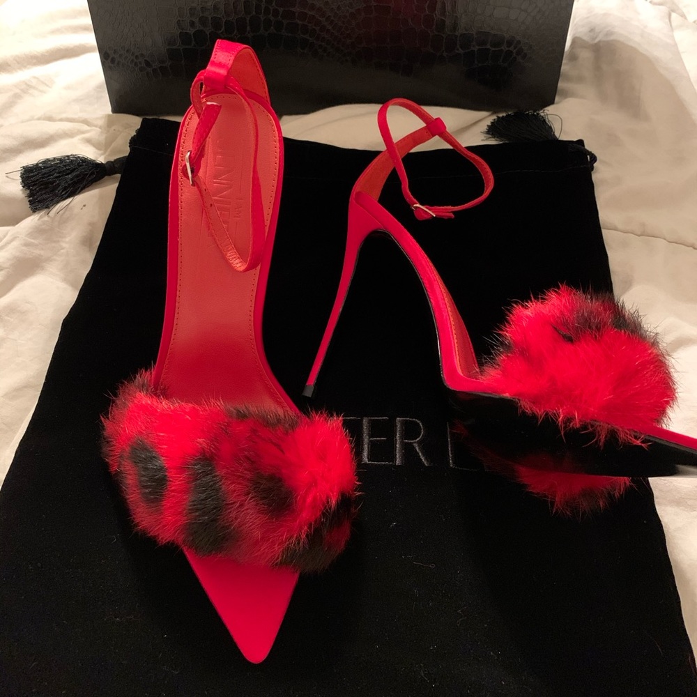 COPY - IAMJENNIFERLEE Rabbit Fur Heels